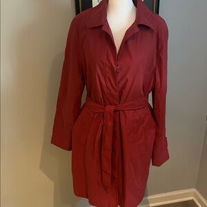 London Fog Paisley Lined Coat